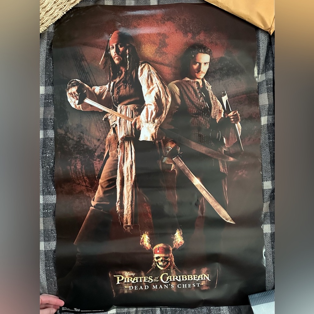 🏴‍☠️⚓️ Pirates of the Caribbean Jack Sparrow & Will Turner Poster